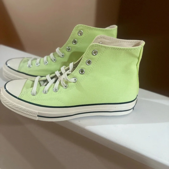 Converse Chuck Taylor All Star 70‎ High Top Sneaker Citron W10 M8 NIB. - Picture 7 of 12